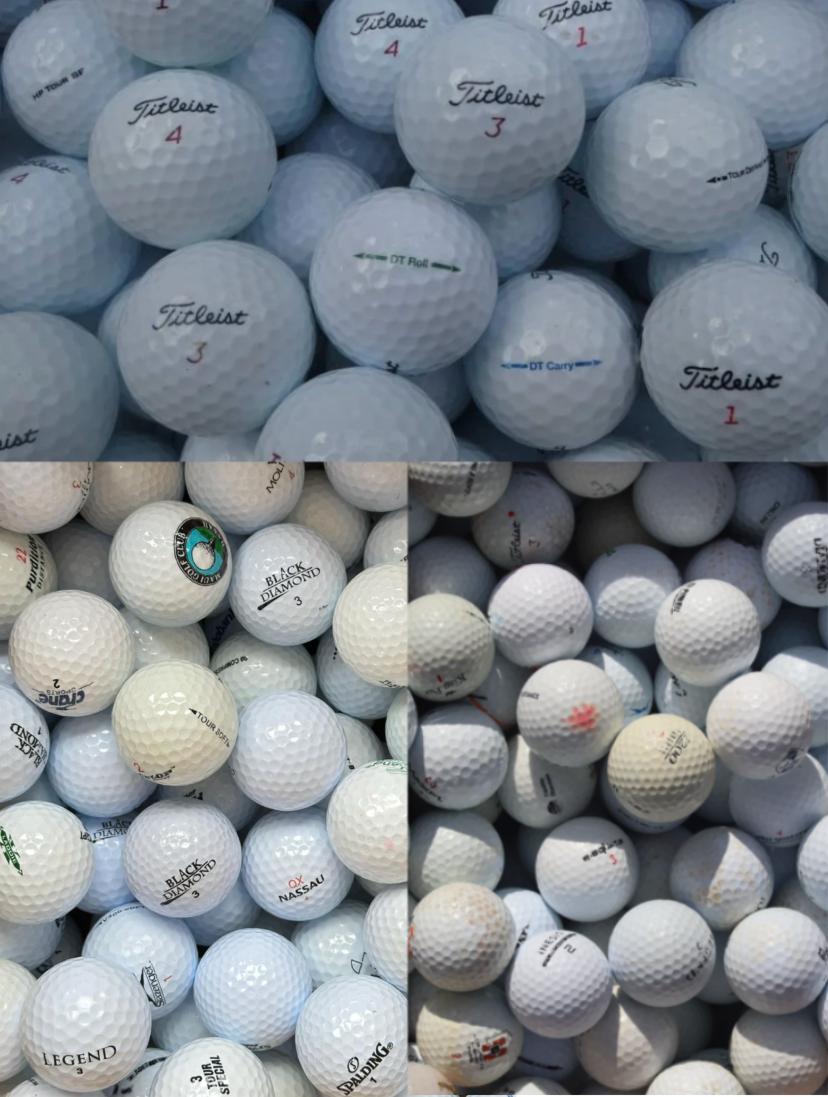 golfballenbundel (60 stuks) - 20AAA, 20AAAA, 20 titleist golfballen