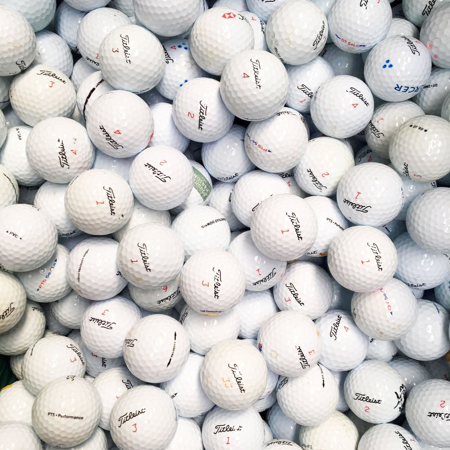 Gebruikte Titleist Mix AAA Kwaliteit Golfballen (per 20 stuks) tot 1,25 per bal